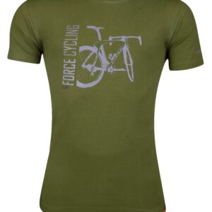 Tricou FORCE FLOW maneci scurte verde XS