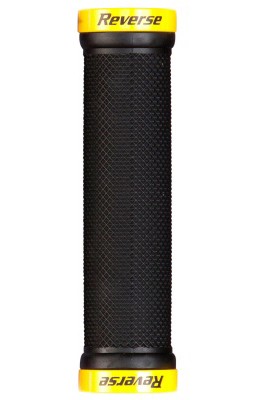 Mansoane Reverse Classic Lock-On 130/29mm negru/galben