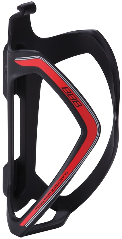 Suport bidon BBB BBC-36 FlexCage negru mat/rosu
