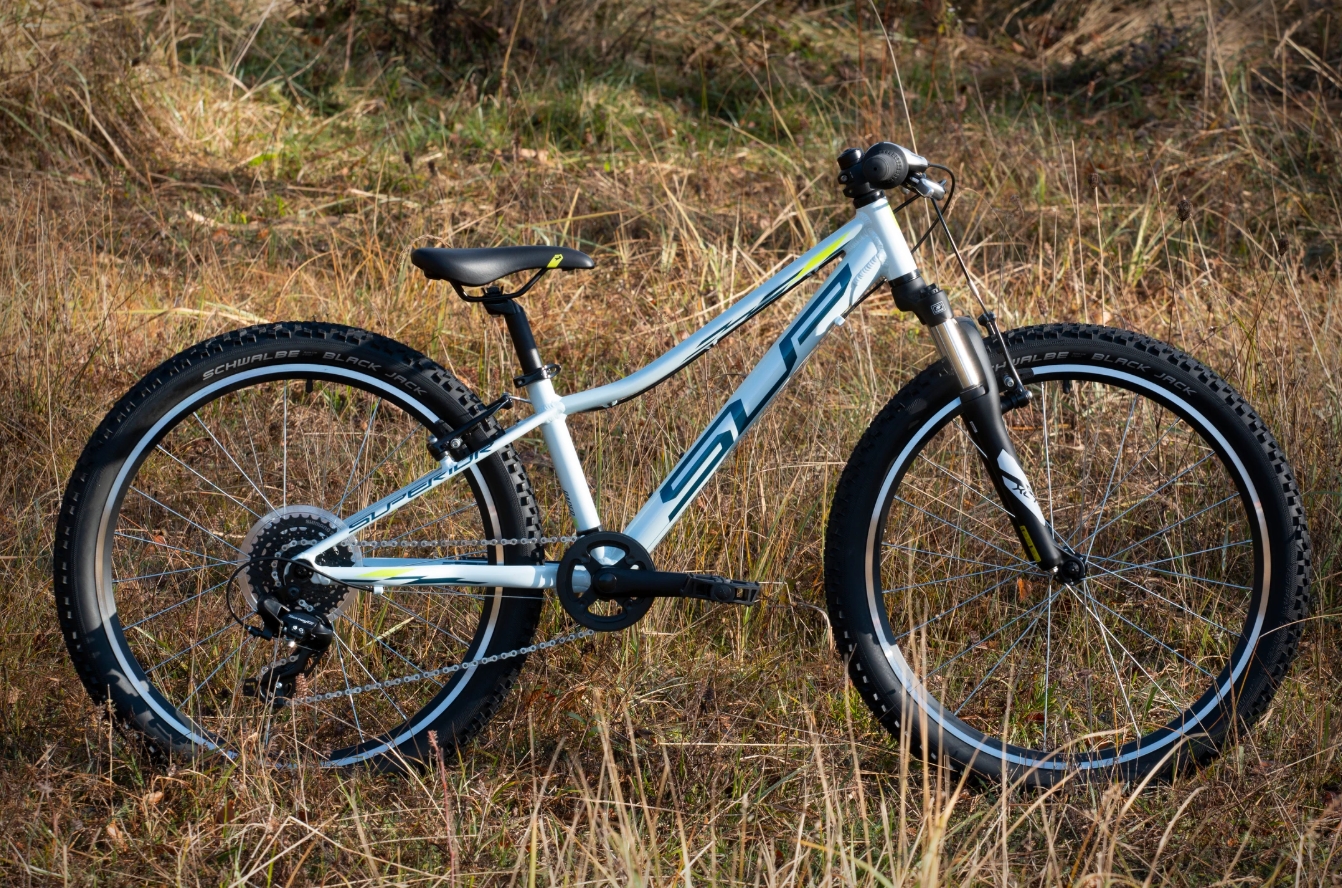Bicicleta Superior Racer XC 24 Gloss White/Blue/Neon Yellow - imagine 2
