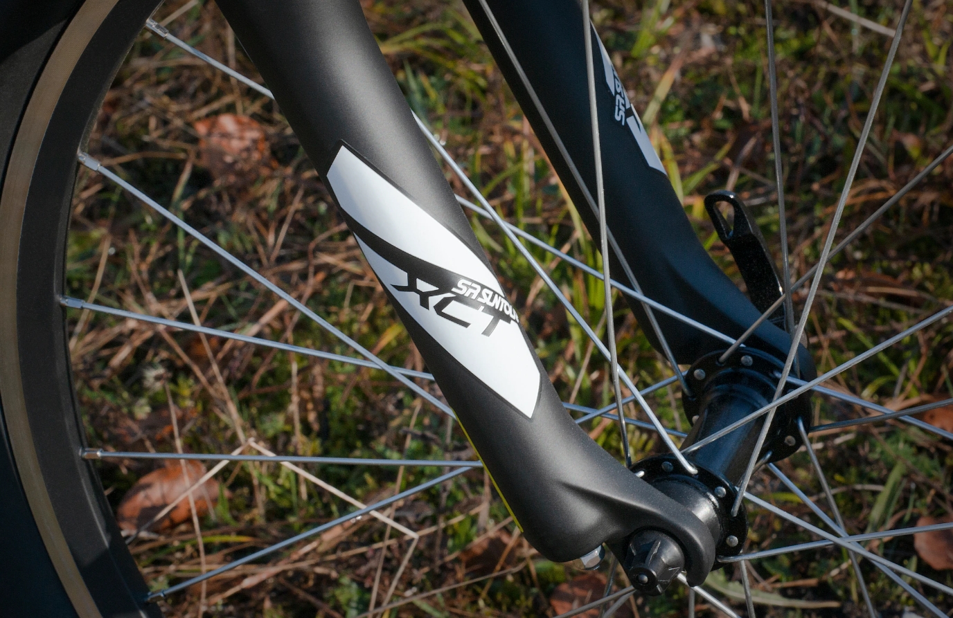 Bicicleta Superior Racer XC 24 Gloss White/Blue/Neon Yellow - imagine 3