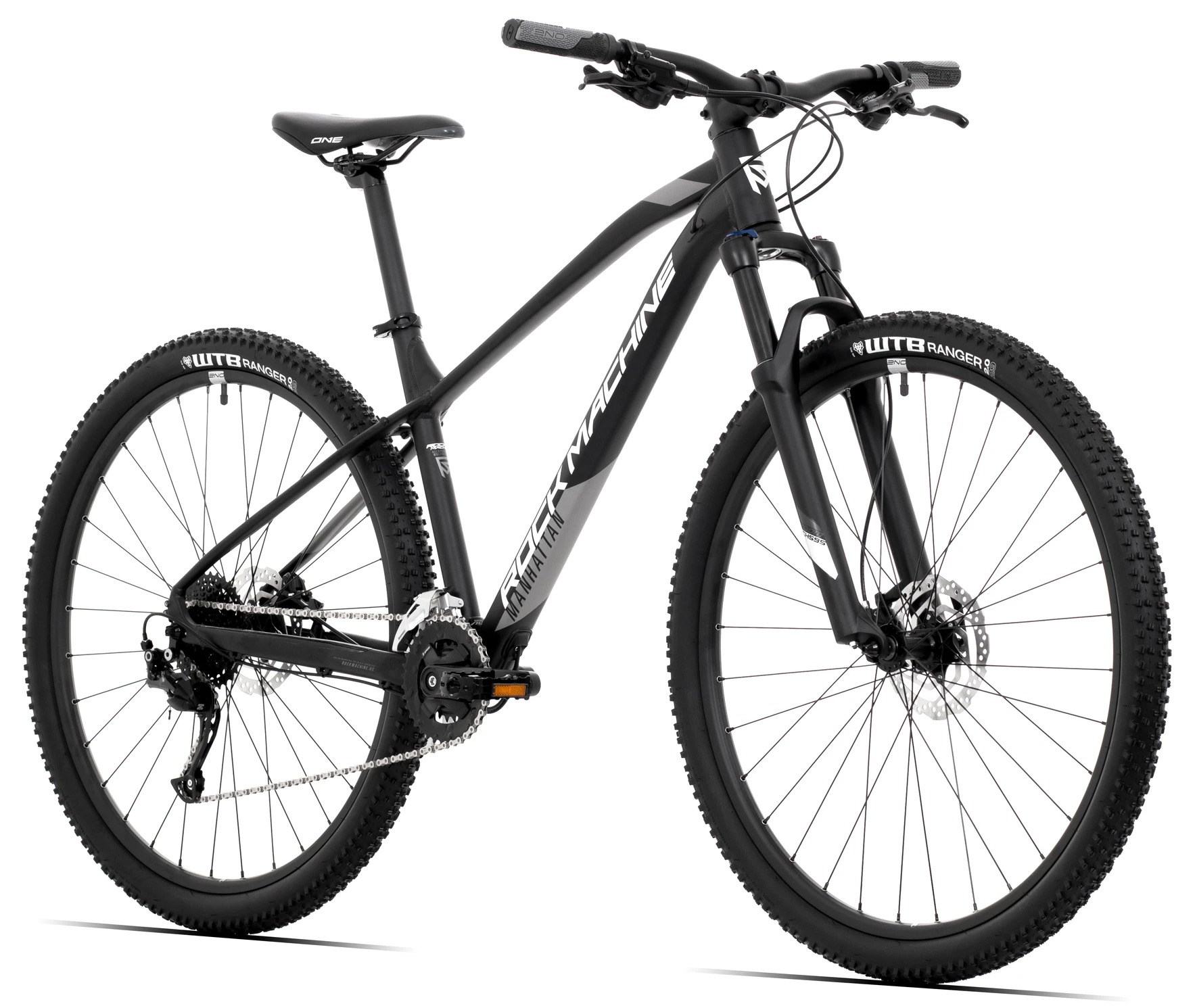 Bicicleta Rock Machine Manhattan 90-29 29 Matte Black 19.0 - (L) - imagine 3