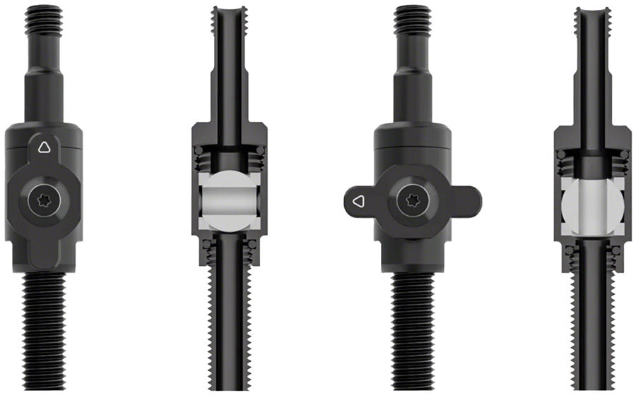 Valve tubeless Muc-Off Tubeless Valves Big Bore Hybrid XLarge Black - imagine 2