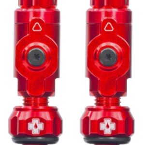 Valve tubeless Muc-Off Tubeless Valves Big Bore Lite (Small) Rosu