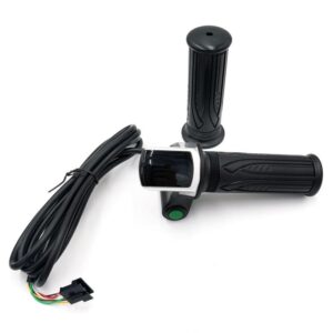 Maneta acceleratie cu buton si display 36V, conector SM