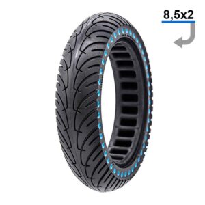 Anvelopa plina trotineta Ultra-Light 8.5x2 Negru/Albastru