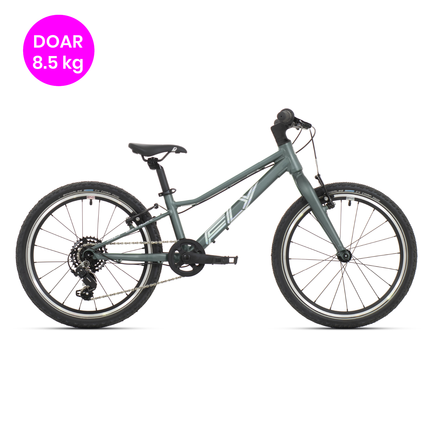 Bicicleta Superior FLY 20 VB Matte Trooper Green/Hologram Chrome