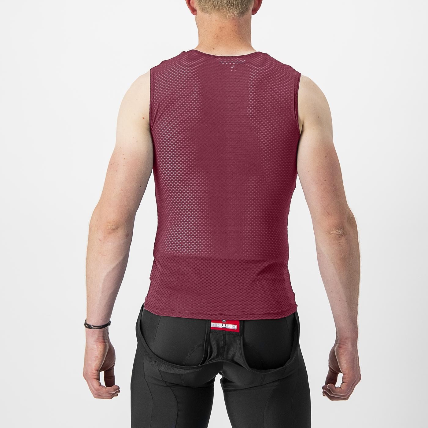 Bluza corp fara maneci Castelli Pro Mesh 2.0 SL, Visiniu, L - imagine 2