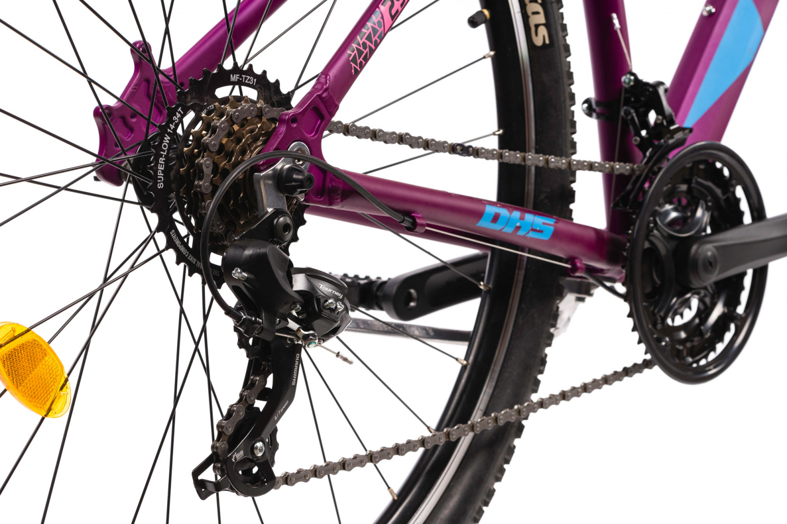 Bicicleta Mtb Terrana 2922 - 29 Inch, S, Violet - imagine 4