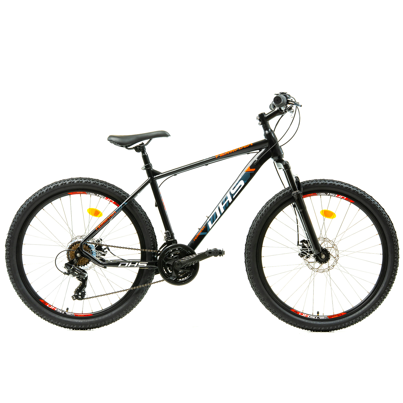 Bicicleta Mtb Dhs 2605 - 26 inch, M, Negru/Rosu