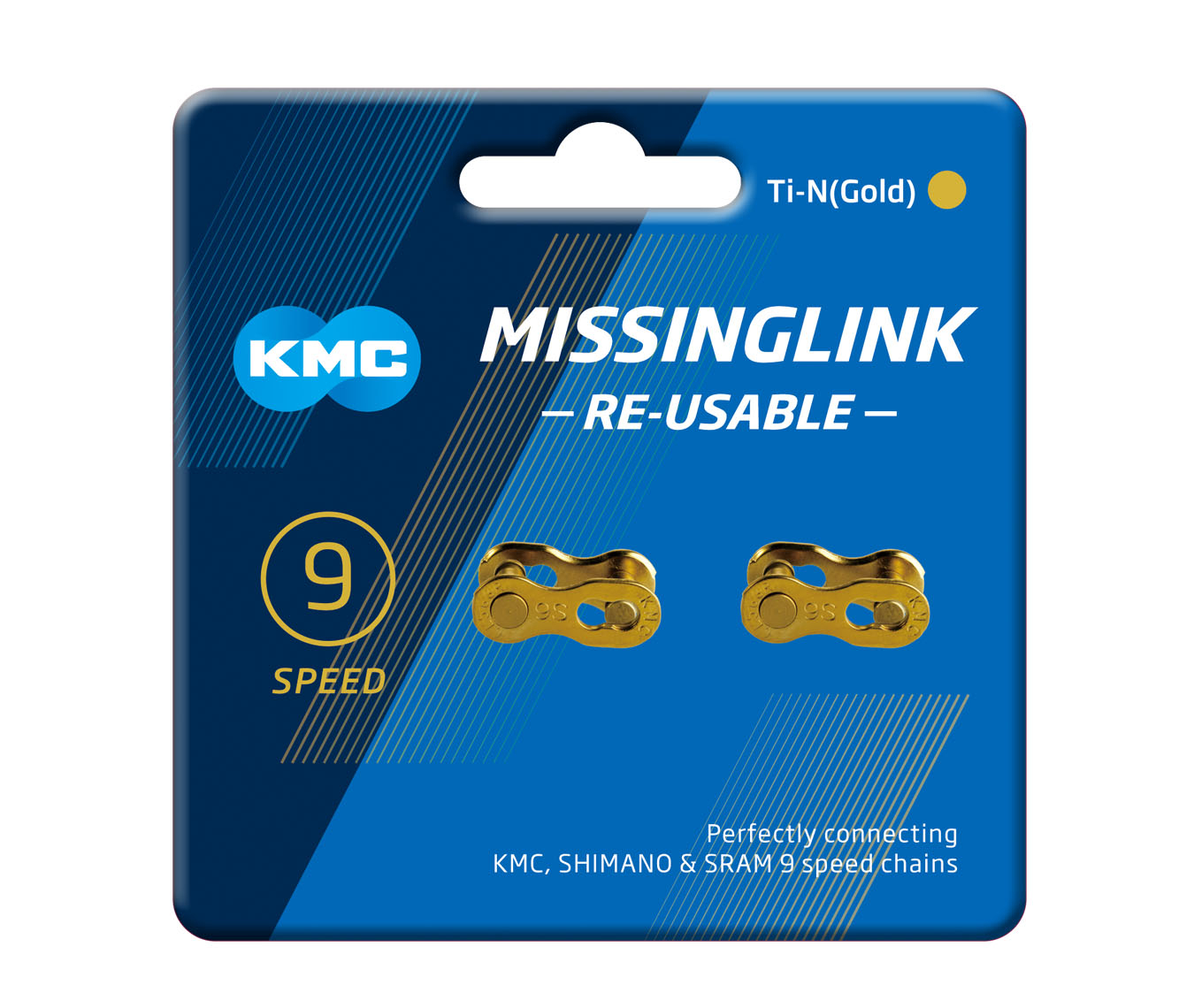 Zale Conectoare KMC x9 Missing Link Cl566R-ti - 1 Buc, 9 Viteze - imagine 2