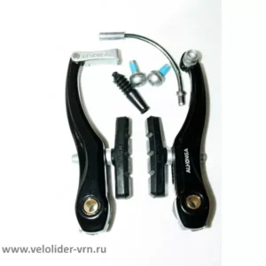 Frana fata HJ-805AD 110x60mmx90 grade tip Vbrake, argintiu