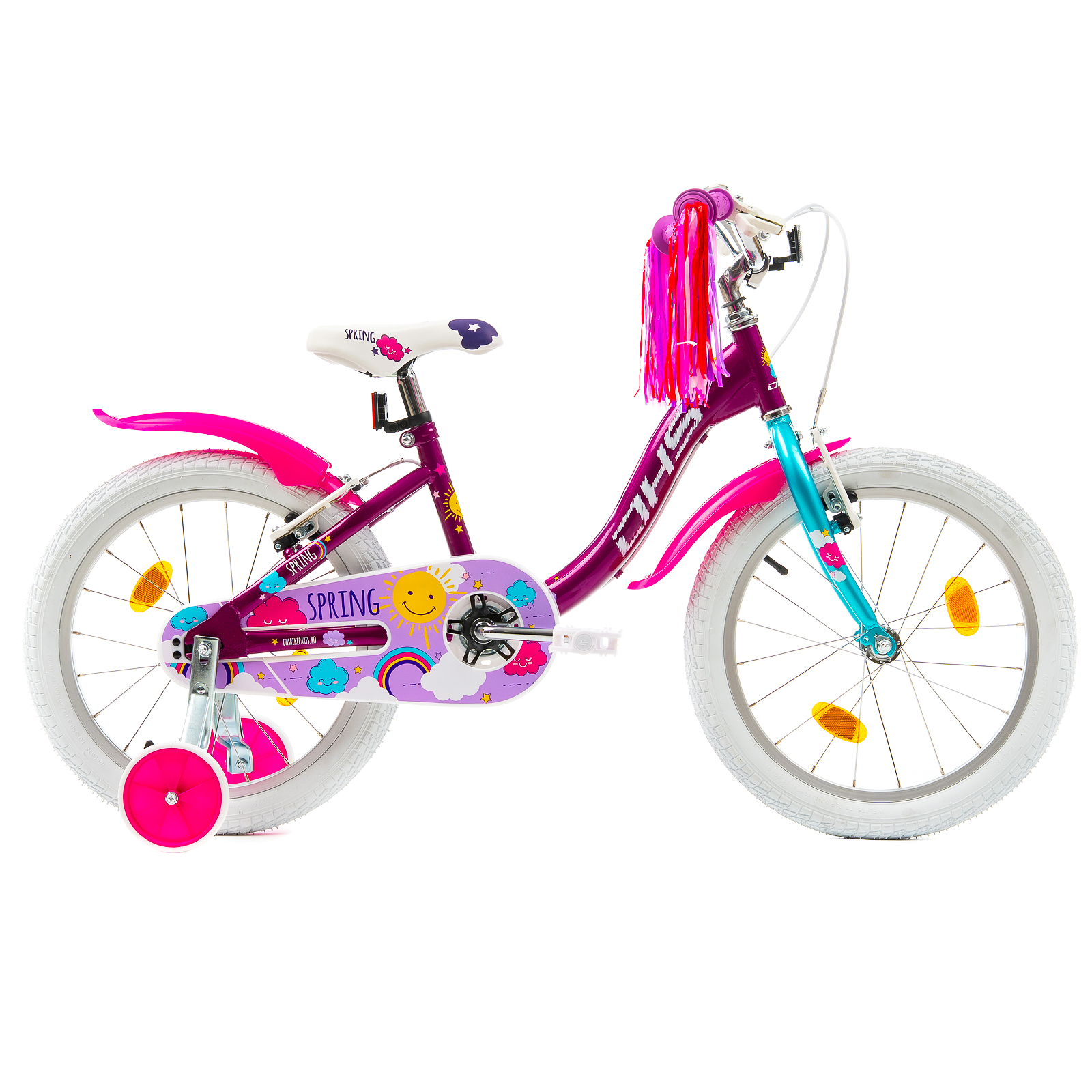Bicicleta Copii DHS Spring - 18 Inch, Mov