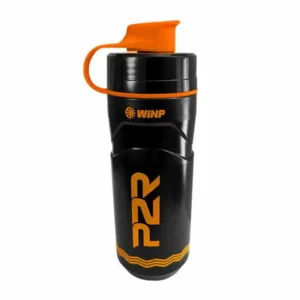 Bidon Apa P2R Termica - 600 ml, Negru-Portocaliu