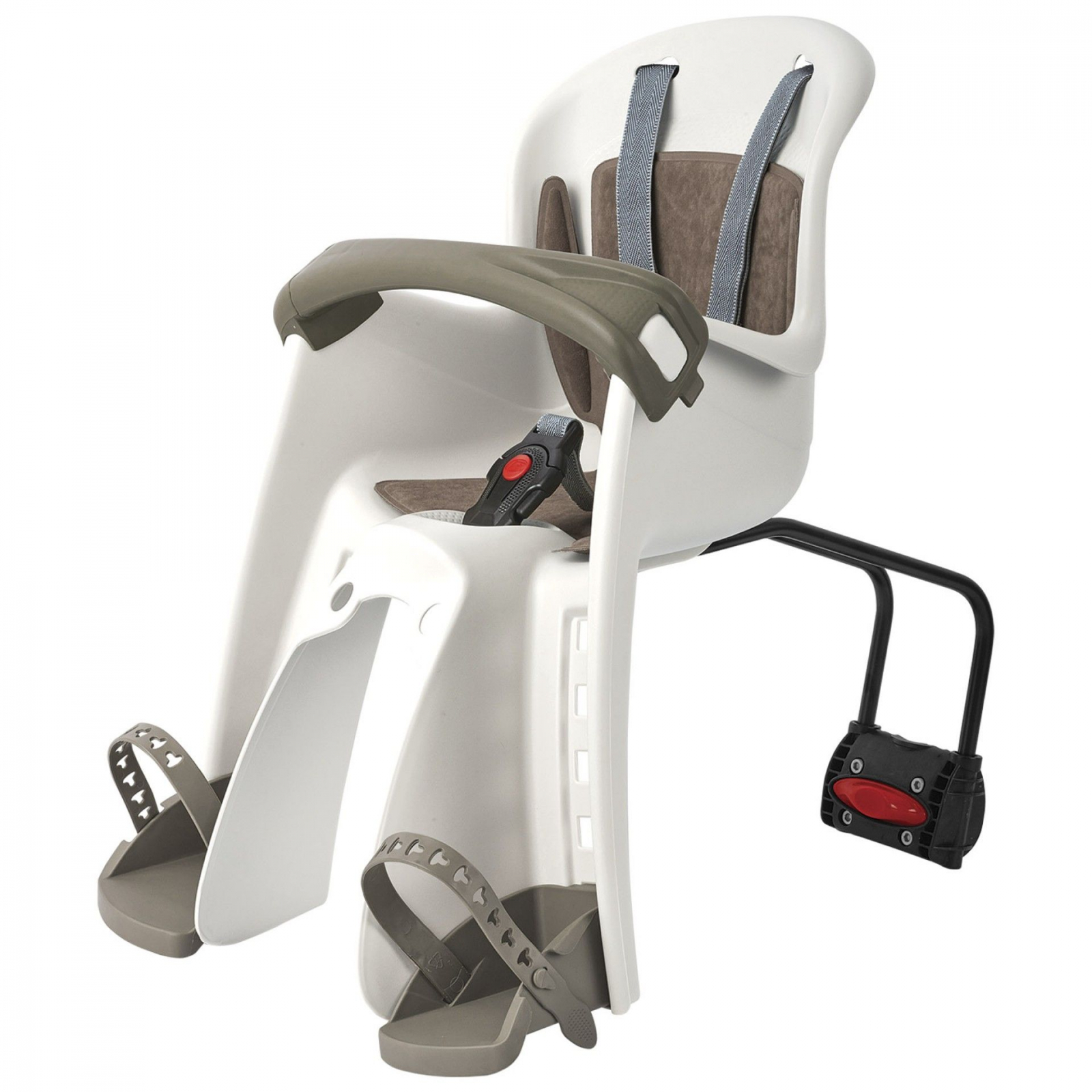 Scaun Bicicleta Copii Polisport Bilby Junior FF - Crem-Maro