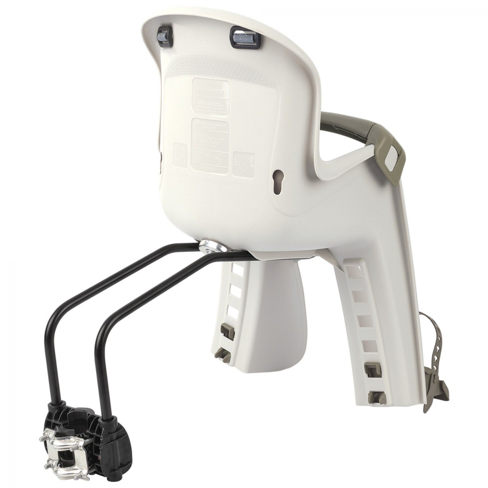 Scaun Bicicleta Copii Polisport Bilby Junior FF - Crem-Maro - imagine 2