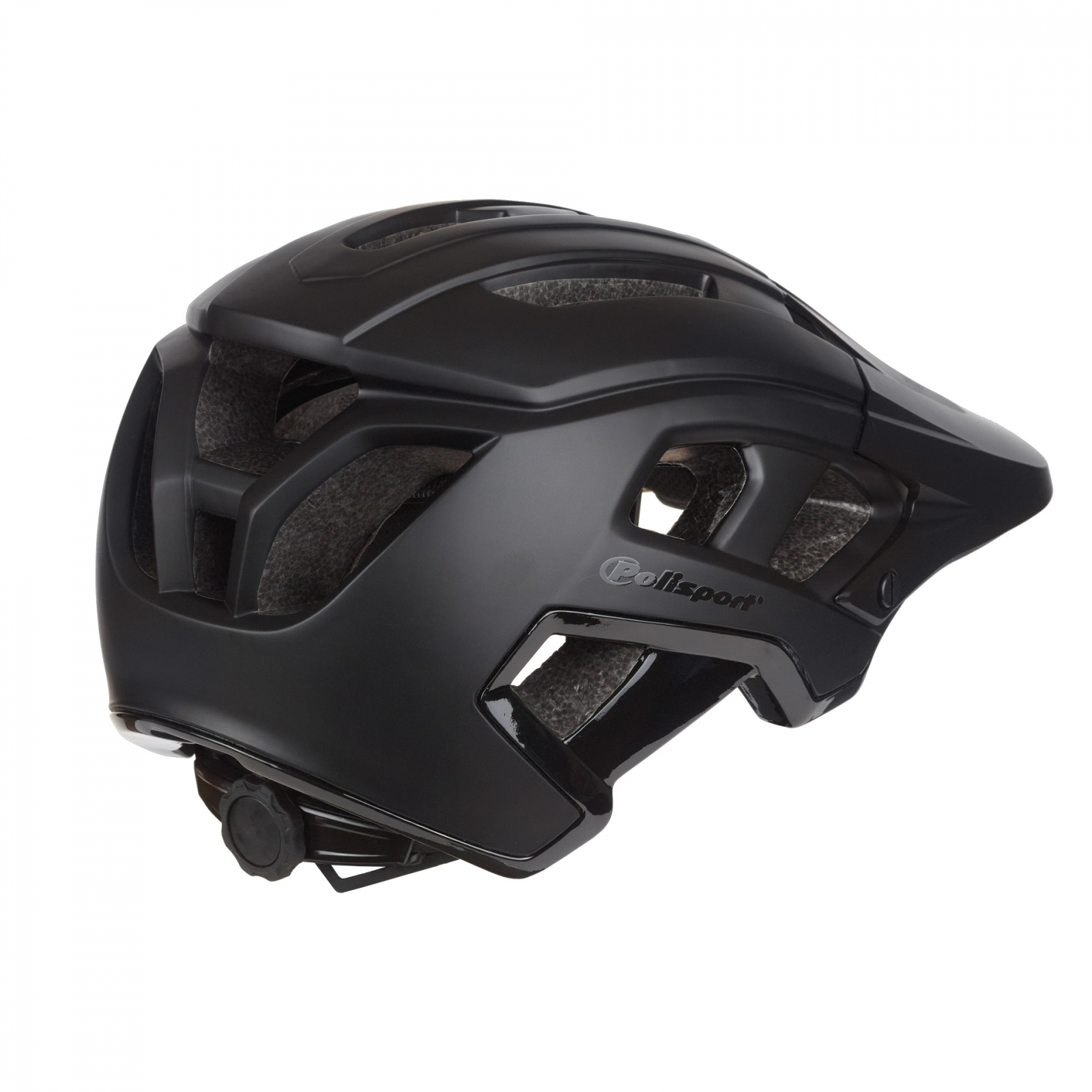 Casca Ciclism Polisport Mountain Pro - 55-58 cm, M, Negru - imagine 2