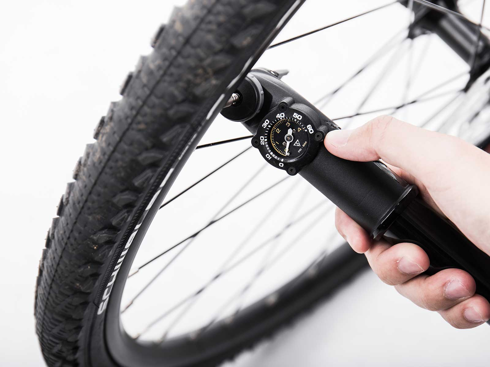 Pompa Mini Manuala Bicicleta Topeak Mountain Da-G Tmda-1G - Negru - imagine 3