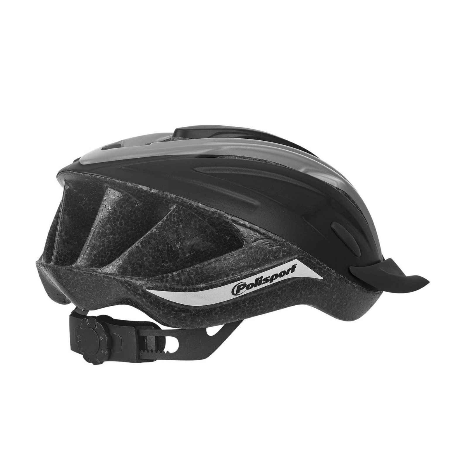 Casca Ciclism Polisport Ride In - 58-62 cm, L, Negru-Gri - imagine 2