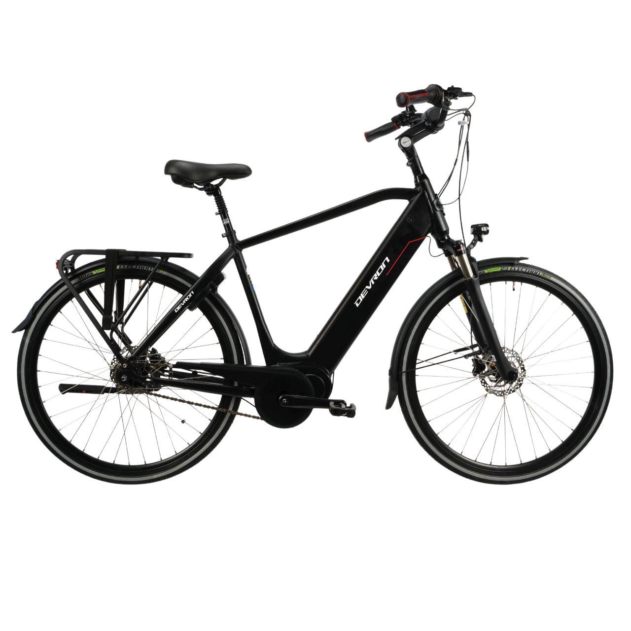 Bicicleta Electrica Devron 28427 - 28 Inch, M, Negru mat