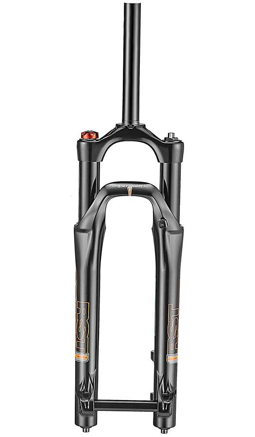 Furca Bicicleta Rst Space Jump 26/27.5Dirt, Disc PM(max.203),brate36, offset38,ax Qr20, neagra, fara ambalaj