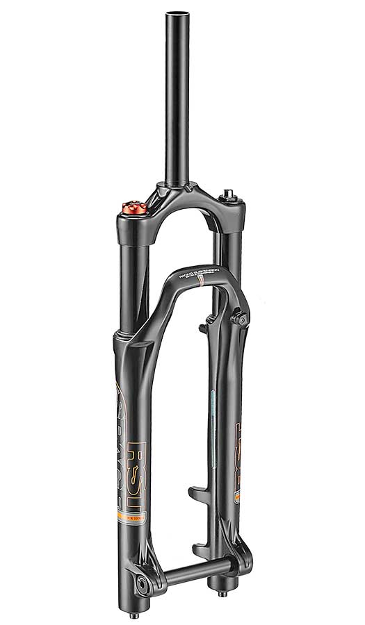 Furca Bicicleta Rst Space Jump 26/27.5Dirt, Disc PM(max.203),brate36, offset38,ax Qr20, neagra, fara ambalaj - imagine 2