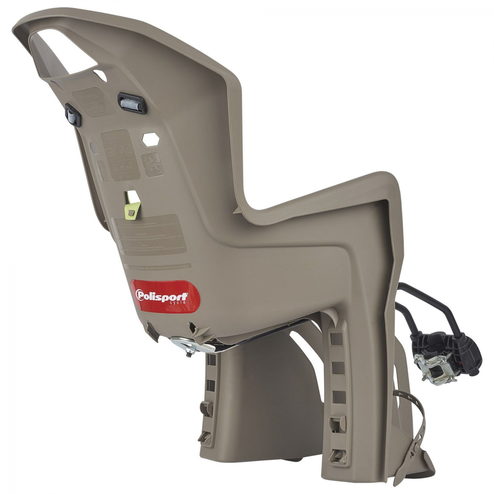 Scaun Bicicleta Copii Polisport Koolah FF - Maro-Verde - imagine 2