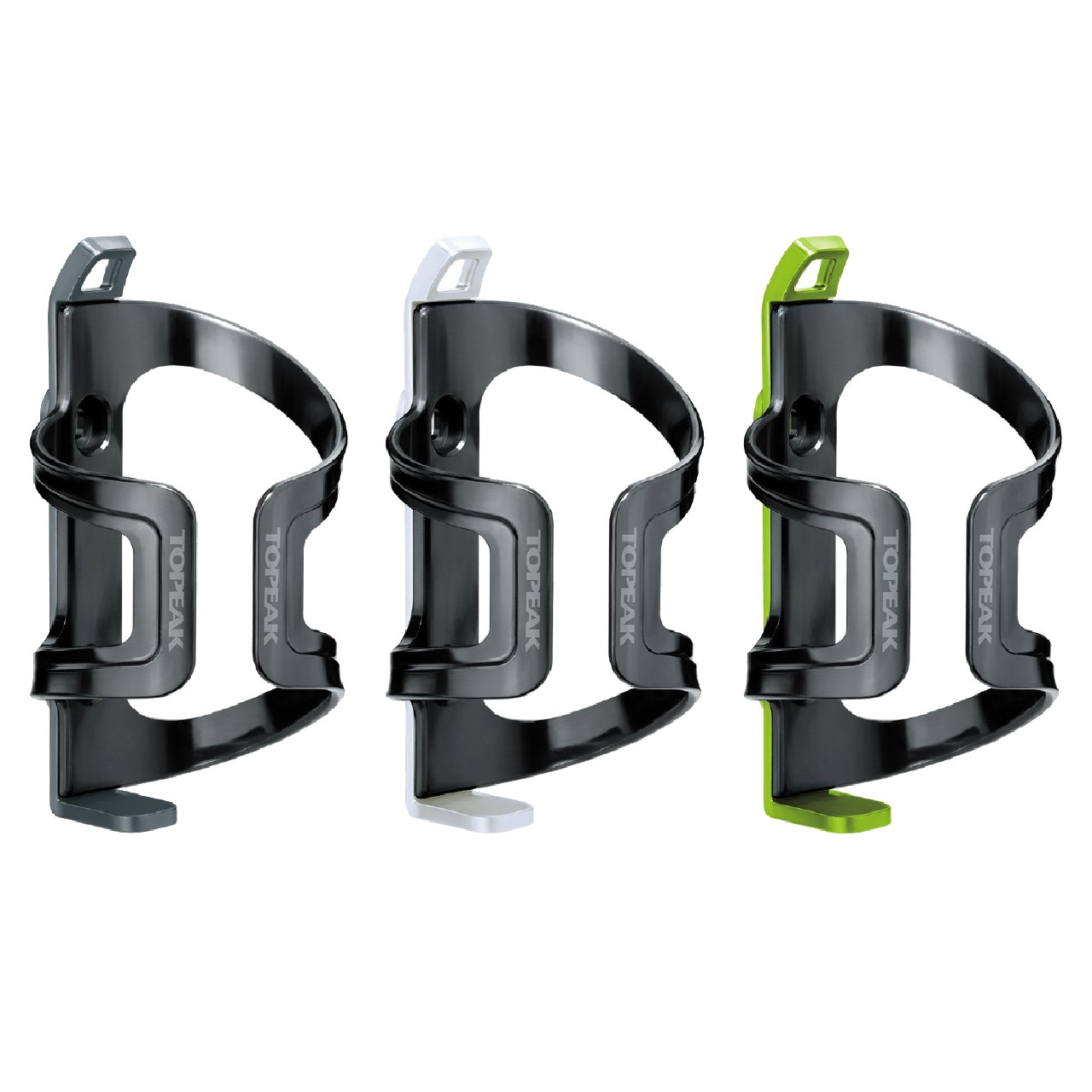 Suport Bidon Apa Topeak Dualside Cage Ex TDSC02-GWG - Alb-Verde - imagine 3