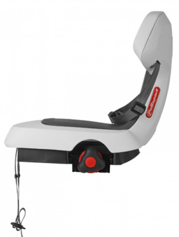 Scaun Bicicleta Copii Polisport Guppy Junior, Alb - imagine 2