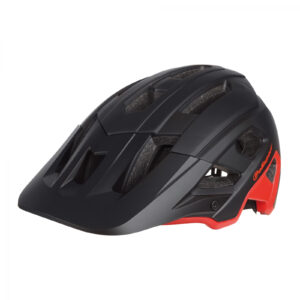 Casca Ciclism Polisport Mountain Pro - 55-58 cm, M, Negru-Rosu