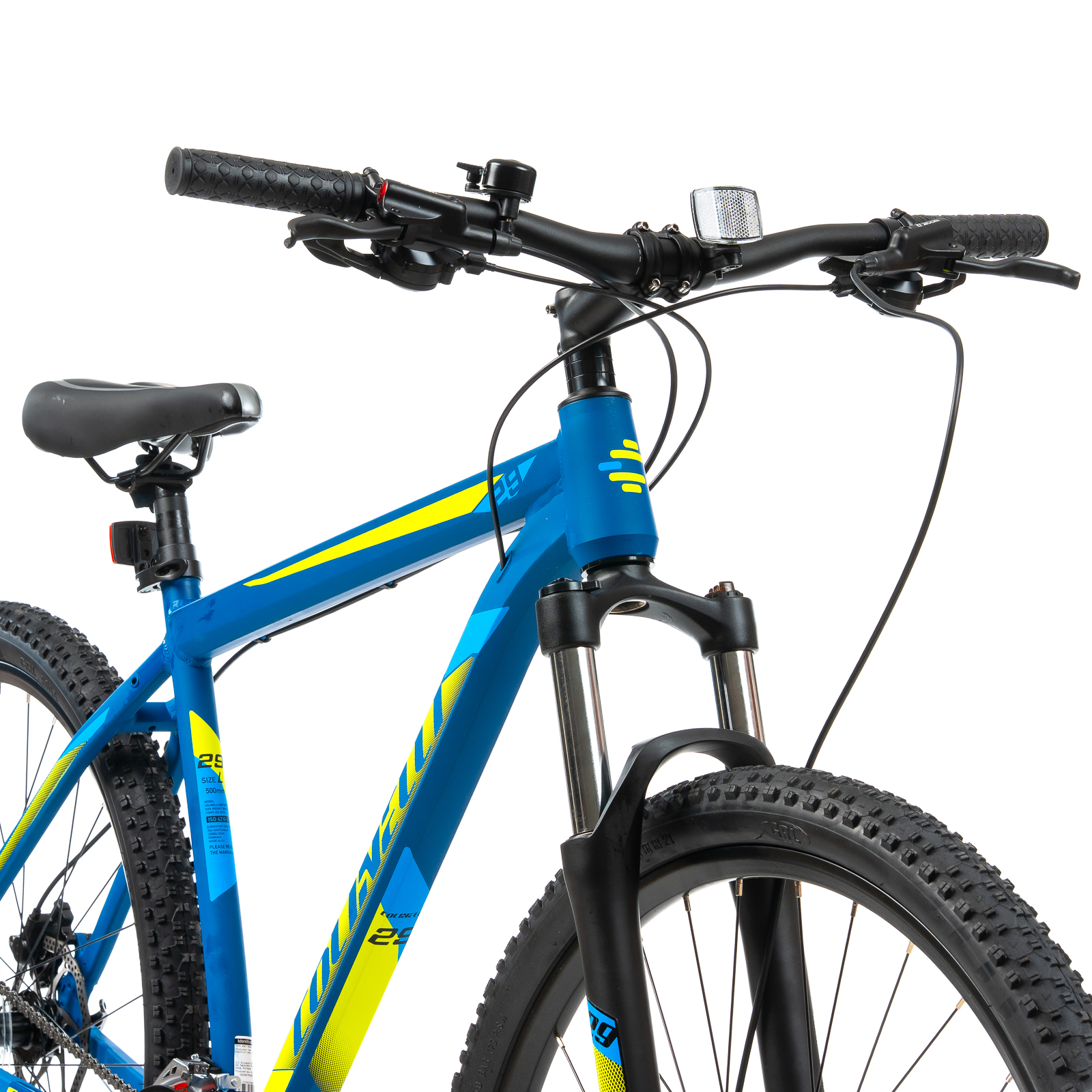 Bicicleta MTB Colinelli COL27, Marimea M, 29 inch, Albastru, Schimbator Shimano Altus, 24 Viteze, Cadru Aluminiu, Frane pe Disc - imagine 5