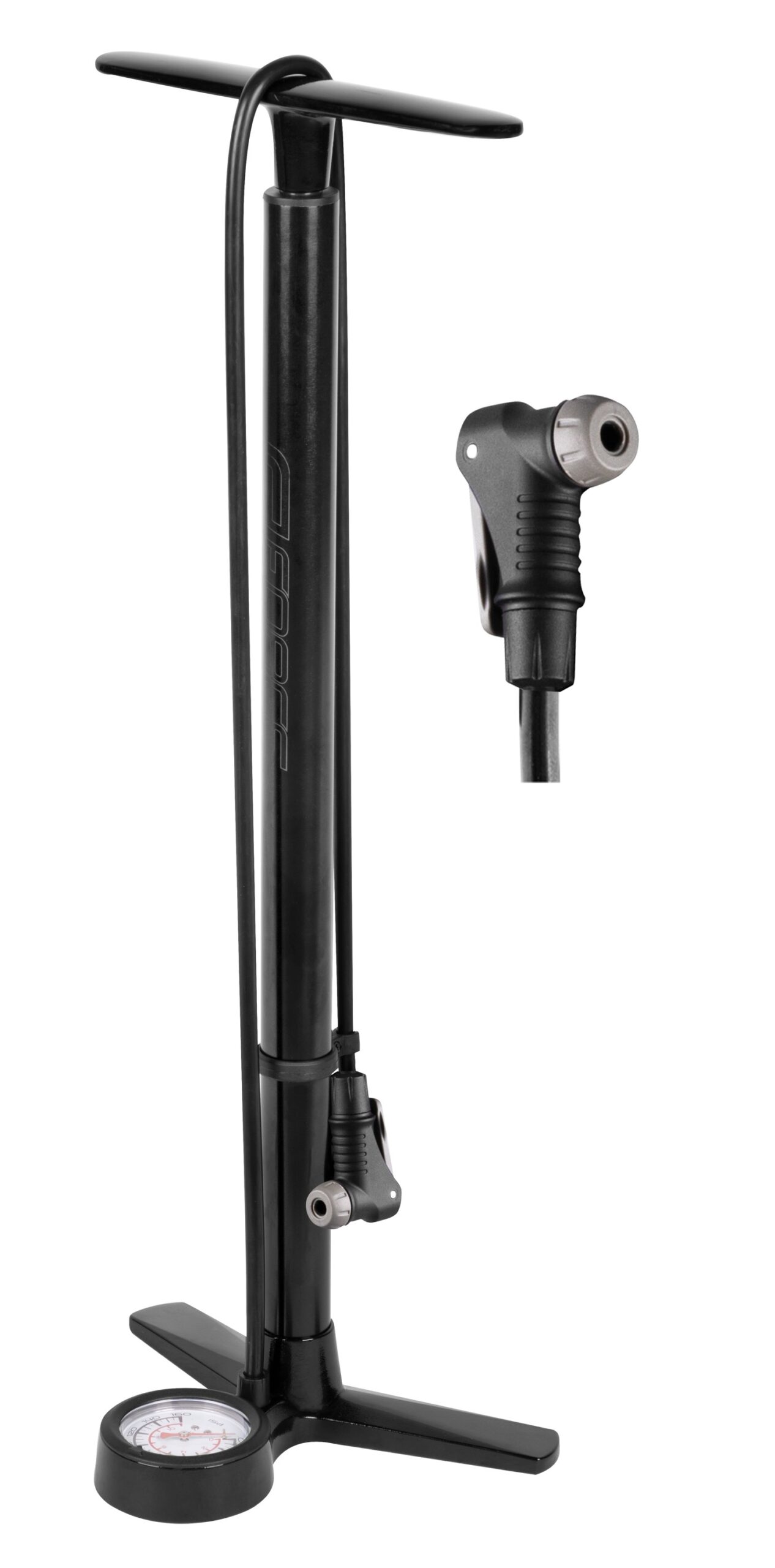 Pompa podea Force Magna 2.0 11 bar, neagra