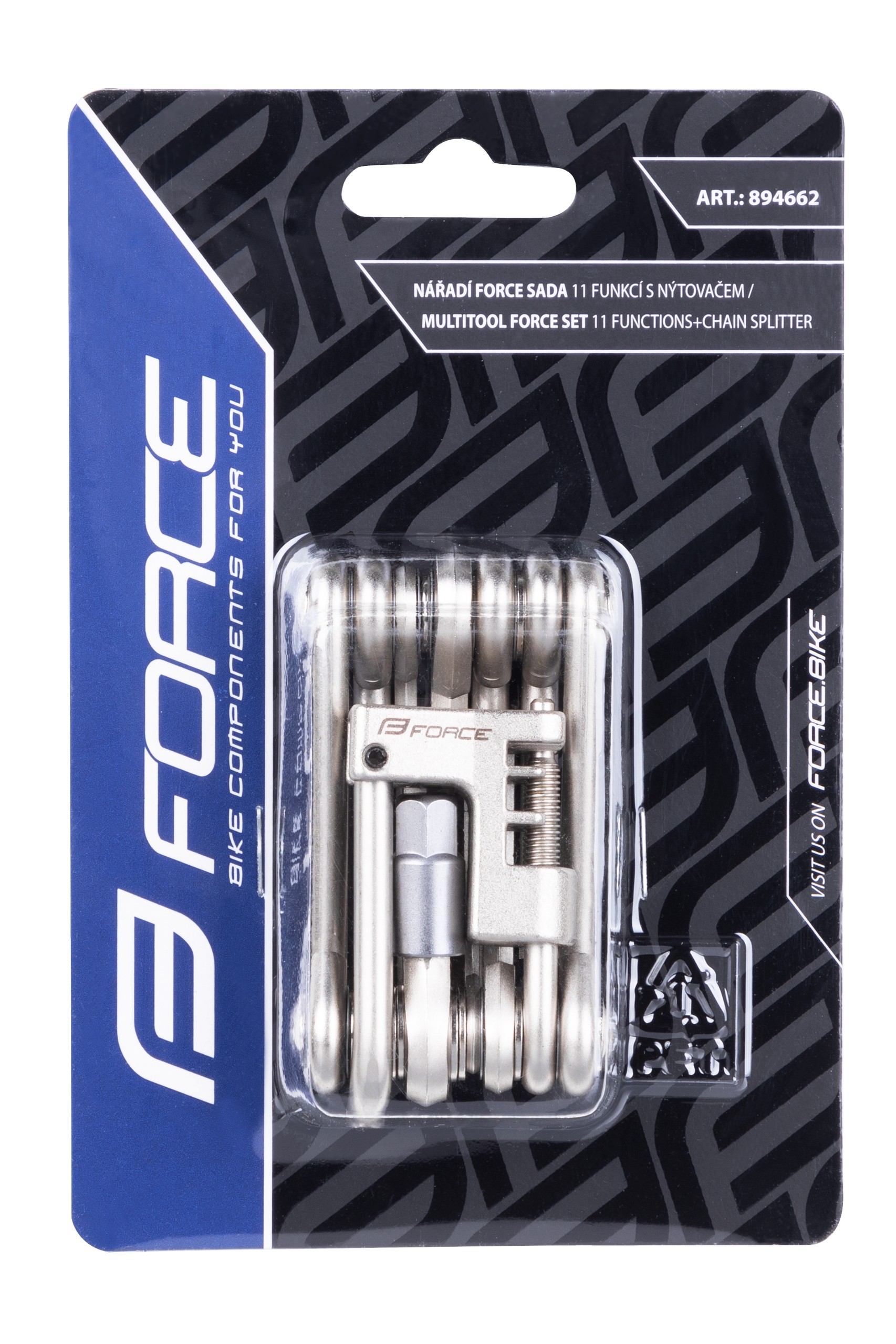 Set scule Force Eco 11 functii + Presa Lant - imagine 3