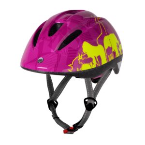 Casca copii Force FUN Animals Fluo/Pink M (52-56 cm)
