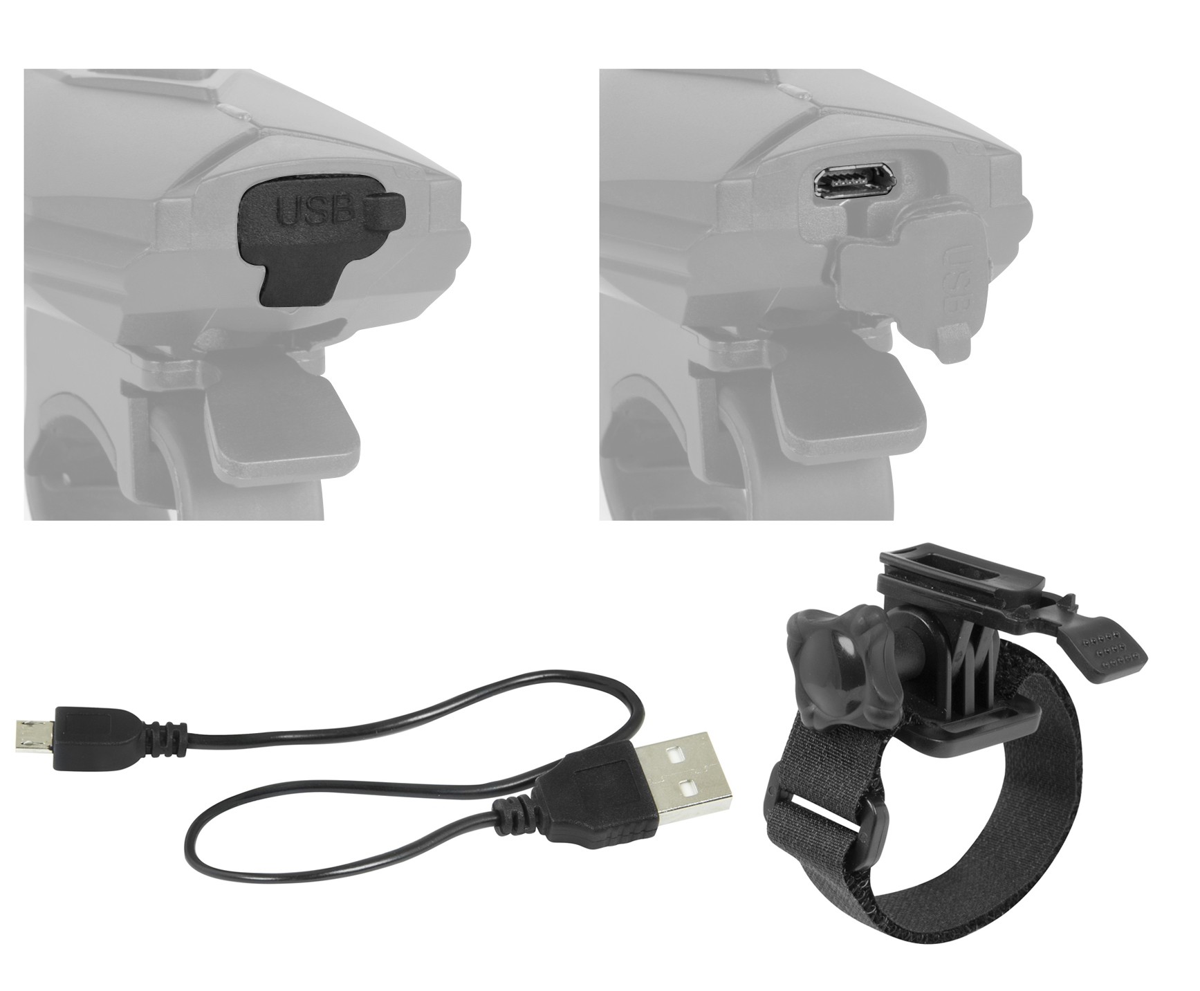 Far Force Cass 300 LM USB negru - imagine 3