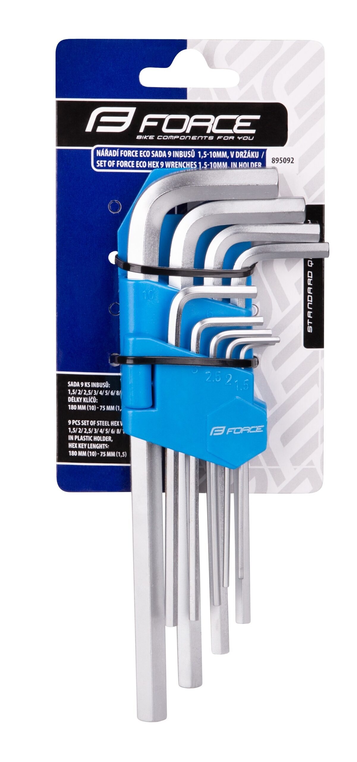 Set imbus Force Eco 9 inch 1.5-10 mm cu suport - imagine 3