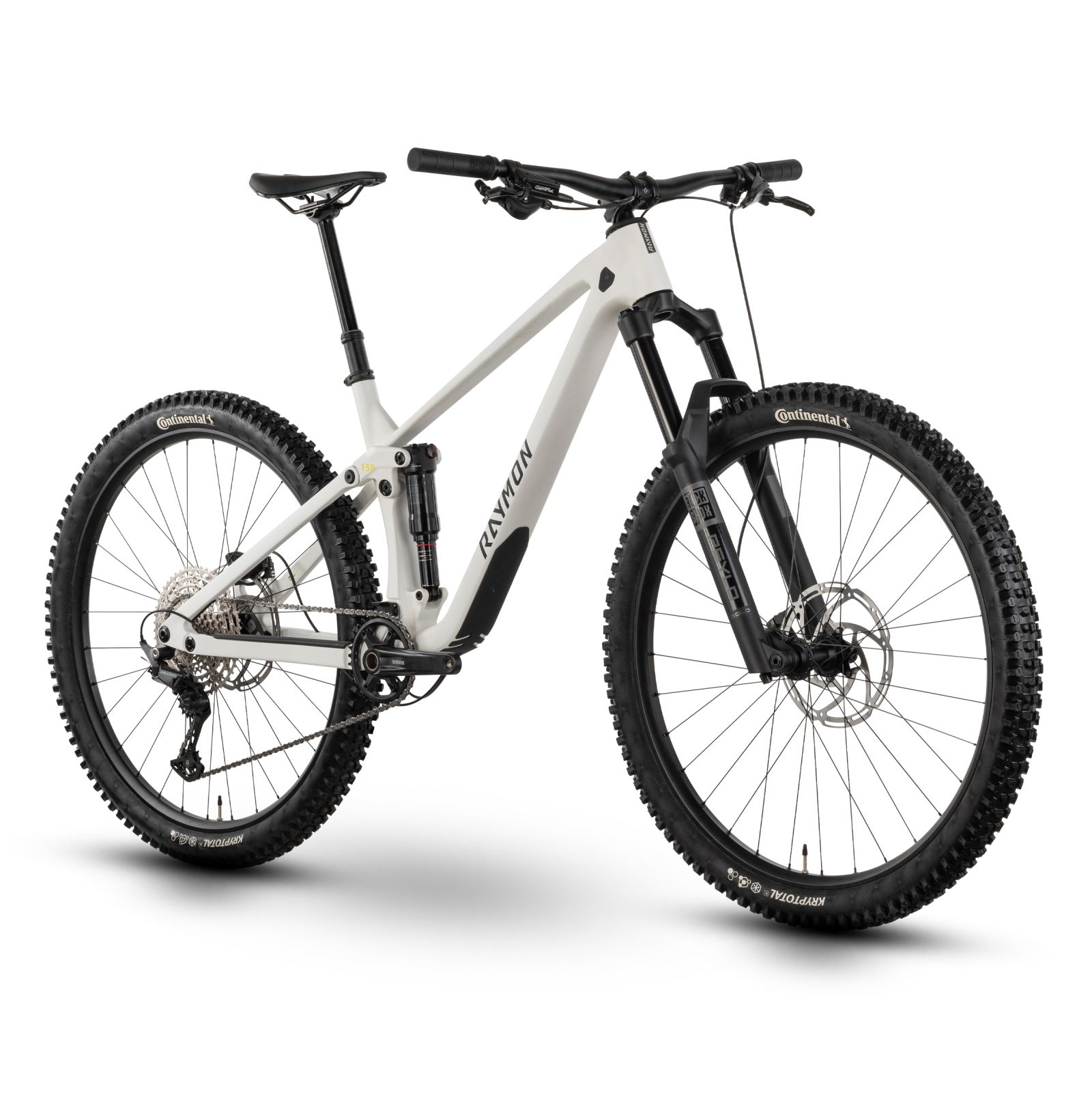 Bicicleta Full Suspension Raymon Rokua 150 2025 - 29 Inch, M, Alb - Deore - imagine 3